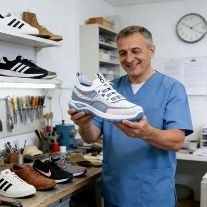 🔥50% zniżki dzisiaj - Nie przegap! ⏰ Ergonomicznie zaprojektowane buty ortopedyczne - konstrukcja z podparciem łuku stopy 👞 Łatwe pozbycie się bólu stóp