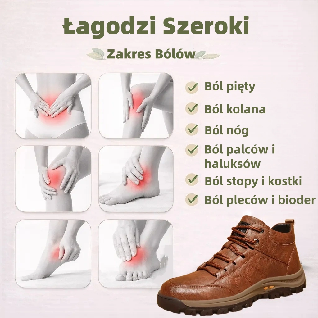 🔴Włoskie skórzane buty szyte ręcznie✅Eleganckie buty ortopedyczne + wsparcie kostki🦶Wygodne i antypoślizgowe (odpowiednie dla osób z problemami stóp!)