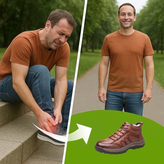 Miękkie i wygodne buty z włoskiej skóry cielęcej – wsparcie łuku stopy łagodzące ból (dostępne również w wersji pluszowej 🔥)