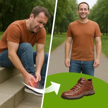 🔷70% zniżki tylko dziś – nie przegap! ⬛Męskie buty casualowe z włoskiej skóry cielęcej 🐂 Ręcznie szyte • Ortopedyczne • Ciepłe i wygodne • Idealne do komfortowego chodzenia przez cały dzień