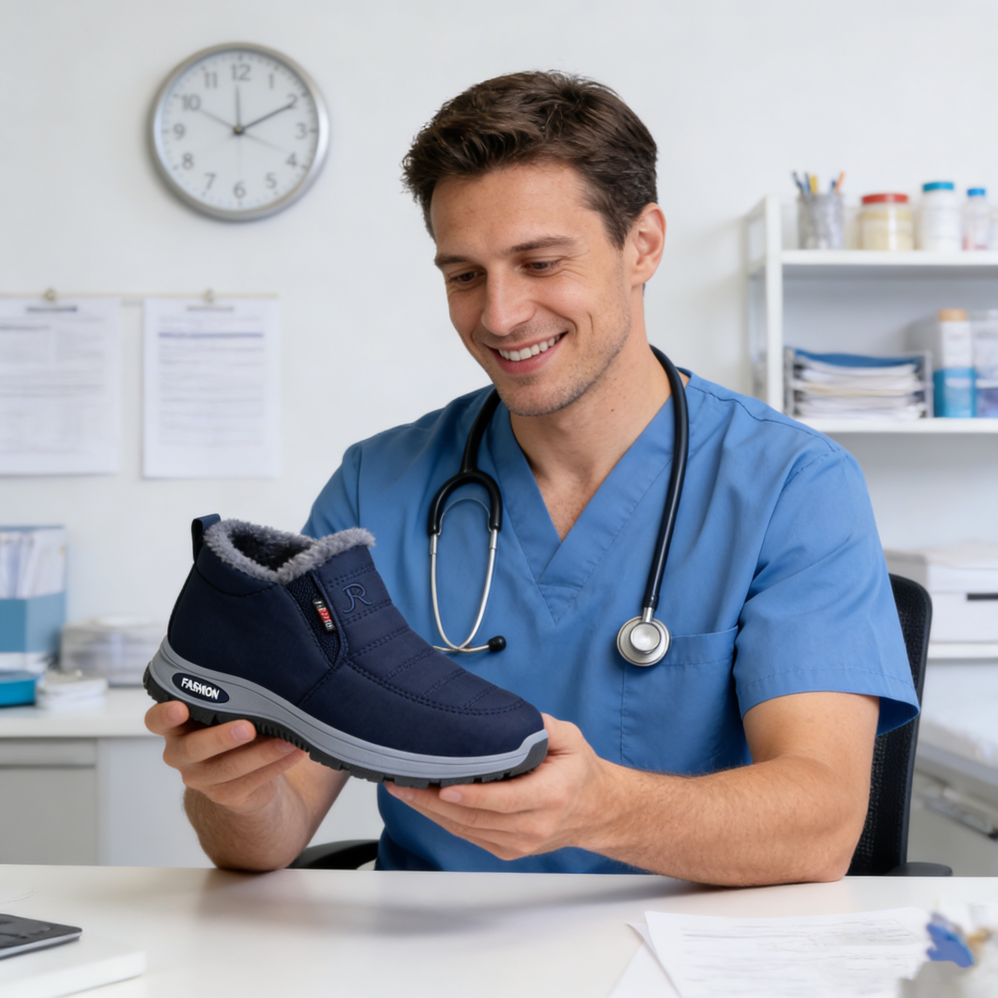 🎉 70% zniżki dzisiaj - nie przegap ⏰ Ergonomicznie zaprojektowane buty ortopedyczne - wsparcie łuku stopy 👞 Pozbądź się bólu stóp łatwo - Unisex