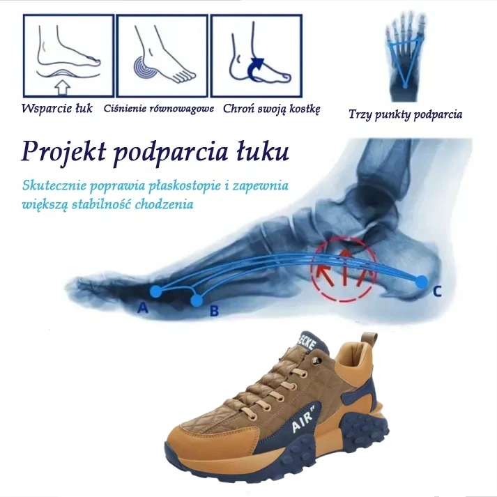 🔥Ostatni dzień! 30% zniżki! ⏰Ergonomicznie zaprojektowane markowe buty codzienne ✅ Miękkie i wygodne, z doskonałym wsparciem 🦶 Skutecznie łagodzą ból stóp