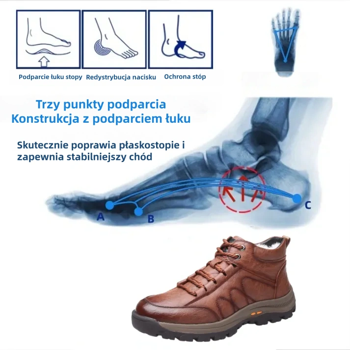 Miękkie i wygodne buty z włoskiej skóry cielęcej – wsparcie łuku stopy łagodzące ból (dostępne również w wersji pluszowej 🔥)