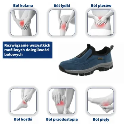 ✅Wysokiej jakości buty ze skóry jelenia🦶Łagodzą ból stóp i zapalenie powięzi - Wodoodporne i antypoślizgowe🔴Buty ortopedyczne