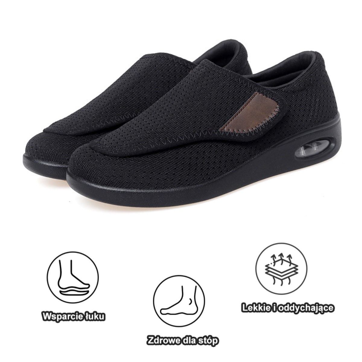 【🎁Dzisiaj 50% zniżki - nie przegap】 Ergonomicznie zaprojektowane buty ortopedyczne - ulga w bólu stawów👞 Zmniejszają nacisk podczas chodzenia