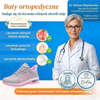 ⏰50% zniżki przez ograniczony czas: nie przegap! 🔥Ergonomicznie zaprojektowane buty ortopedyczne ✅Wsparcie łuku stopy ✅Wygodne i bezbolesne chodzenie