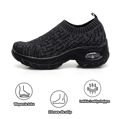 【🔥Dziś połowa ceny - nie przegap】 Ergonomicznie zaprojektowane buty ortopedyczne - konstrukcja z podparciem łuku stopy 👞Łatwo pozbądź się bólu stóp