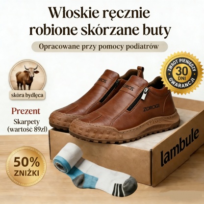 ⏰50% zniżki dzisiaj! 🔥 Nowe buty ortopedyczne na rok 2026: Miękka wyściółka redukuje nacisk na stopy, dzięki czemu chodzenie jest łatwiejsze.