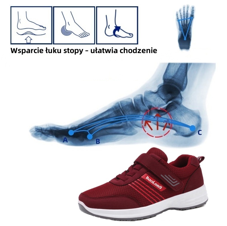 【🎁Dzisiaj 50% zniżki - nie przegap】 Ergonomicznie zaprojektowane buty ortopedyczne - ulga w bólu stawów👞 Zmniejszają nacisk podczas chodzenia