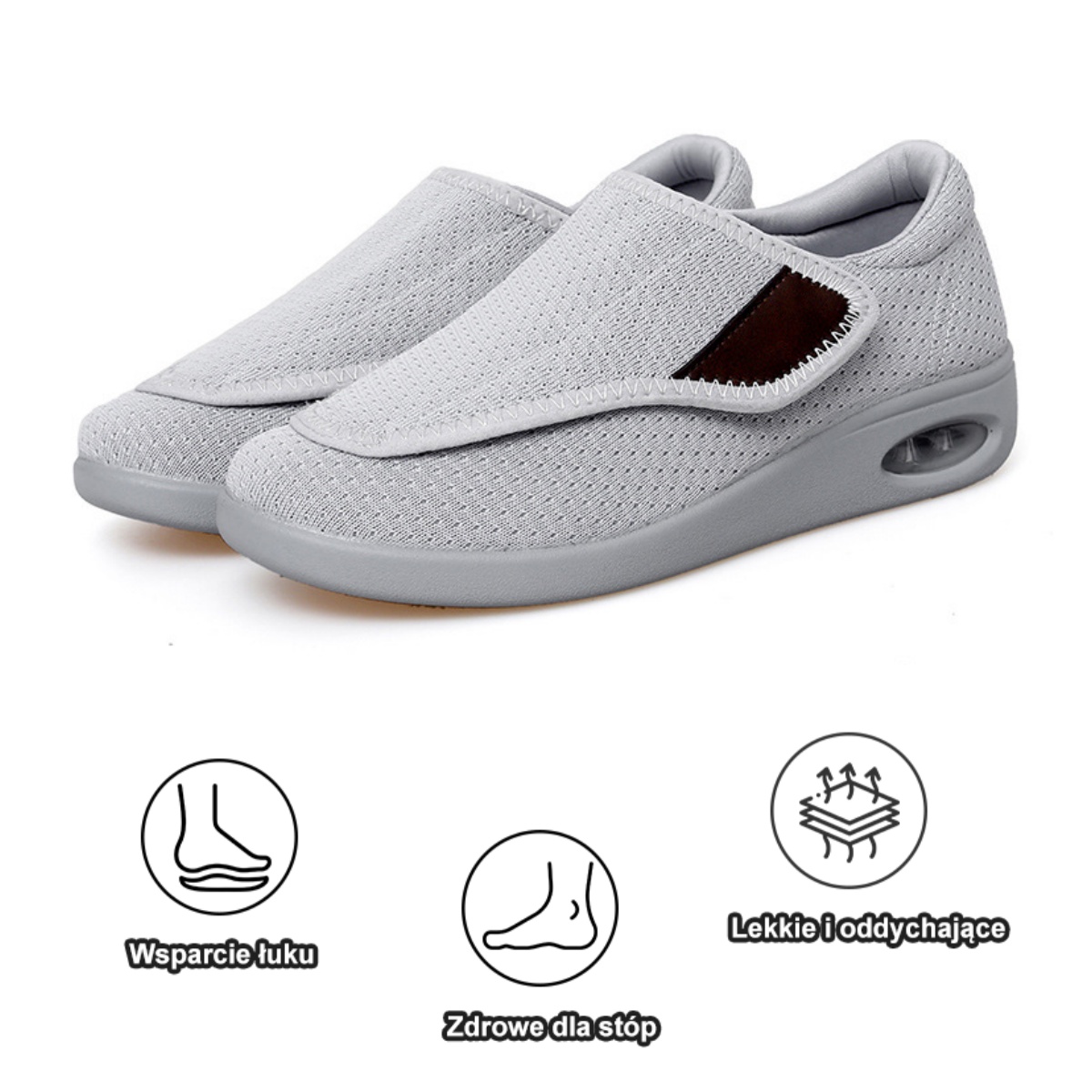 【🎁Dzisiaj 50% zniżki - nie przegap】 Ergonomicznie zaprojektowane buty ortopedyczne - ulga w bólu stawów👞 Zmniejszają nacisk podczas chodzenia