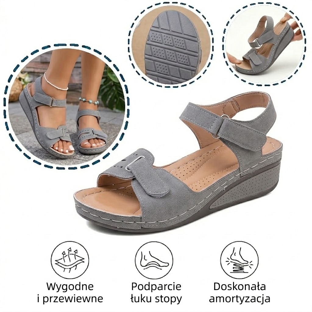 🔥Ograniczona czasowo zniżka 50% - Letnie sandały ortopedyczne - Ergon