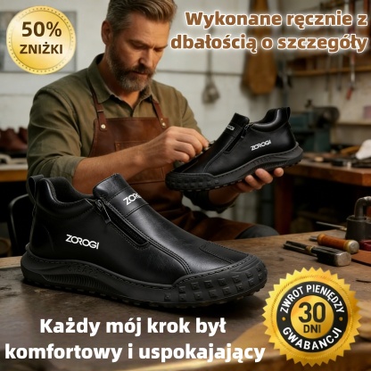 🔥50% zniżki, nie przegap! ⬛ Męskie buty codzienne ze skóry cielęcej 🐂 Ręcznie szyte, ciepłe i wygodne ✅ Nadają się do wygodnego chodzenia przez cały dzień.