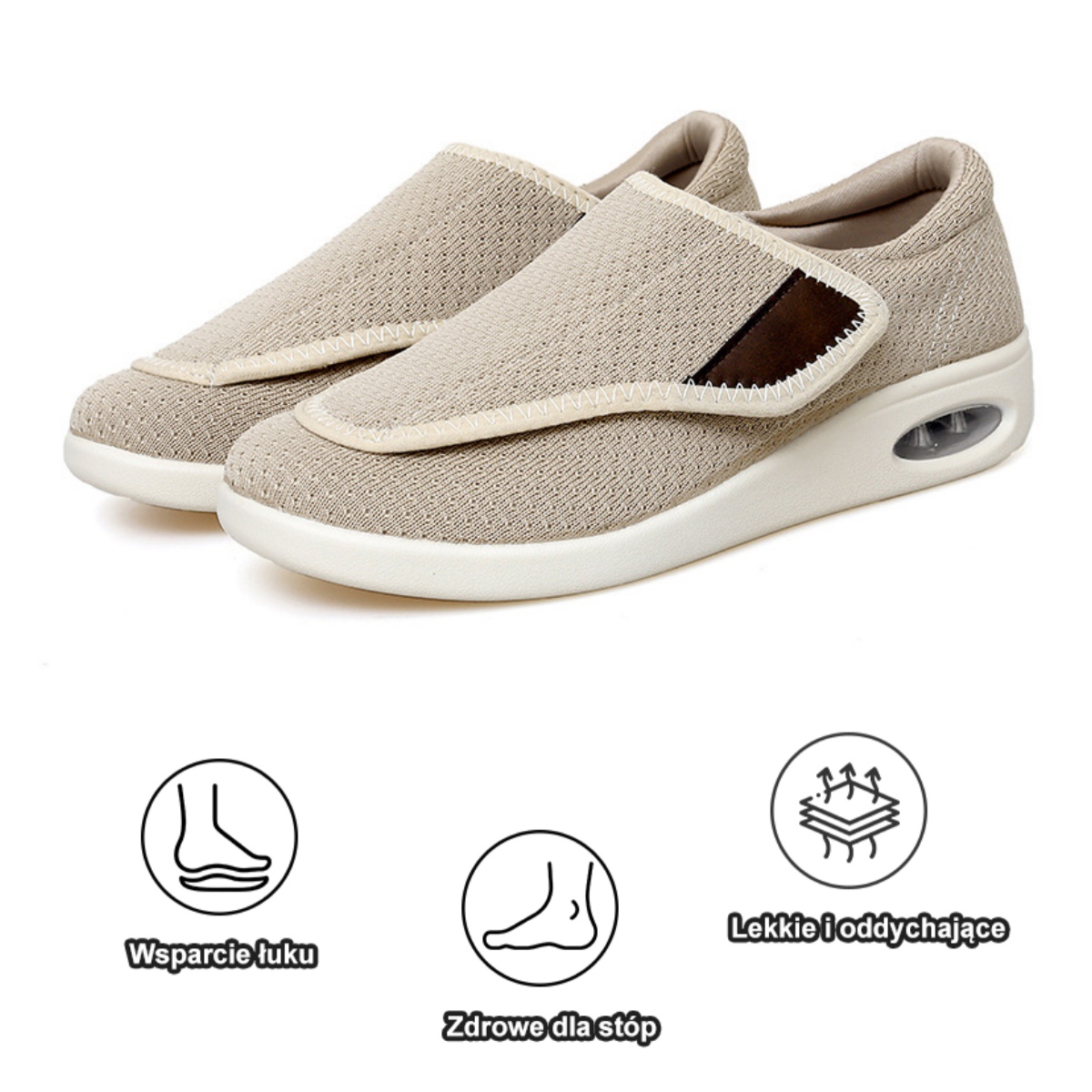 【🎁Dzisiaj 50% zniżki - nie przegap】 Ergonomicznie zaprojektowane buty ortopedyczne - ulga w bólu stawów👞 Zmniejszają nacisk podczas chodzenia