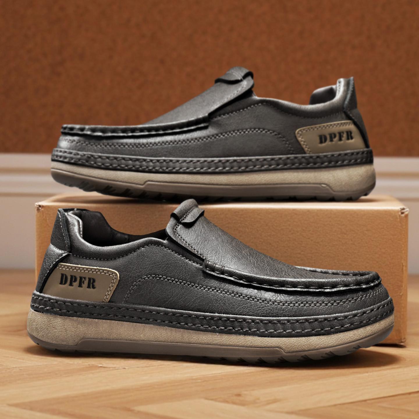 ⏰Oferta specjalna ograniczona czasowo z 60% zniżką🐂Wysokiej jakości skóra bydlęca👞Szyte ręcznie✅Wodoodporne i antypoślizgowe✅Wsparcie łuku stopy✅Wygodne chodzenie
