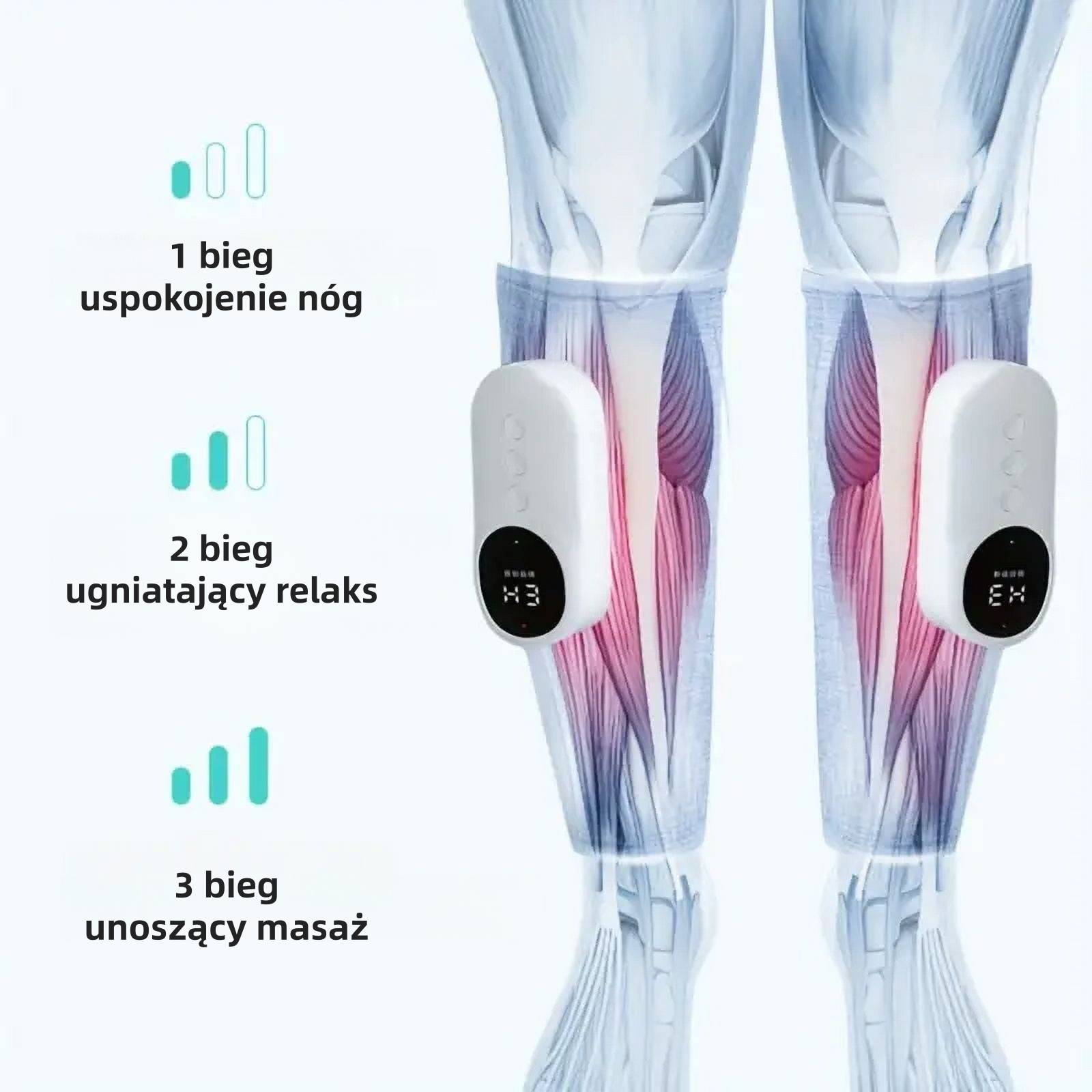 🦵 Masażer Łydek z Funkcją Podgrzewania  🔥50% TANIEJ | Inteligentny Masaż Ciśnieniowy | Ulga w Zmęczeniu i Lepsze Krążenie 🔥