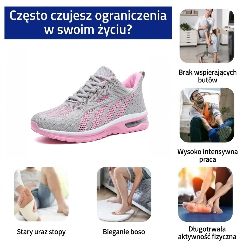 ⏰50% zniżki przez ograniczony czas: nie przegap! 🔥Ergonomicznie zaprojektowane buty ortopedyczne ✅Wsparcie łuku stopy ✅Wygodne i bezbolesne chodzenie