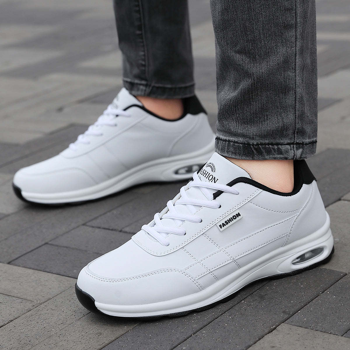 ⏰50% zniżki na nowe produkty, tylko dzisiaj Męskie buty codzienne 👞Ulepszona wersja z podeszwą powietrzną, wygodna i oddychająca, z podparciem łuku stopy ✅Specjalna cena