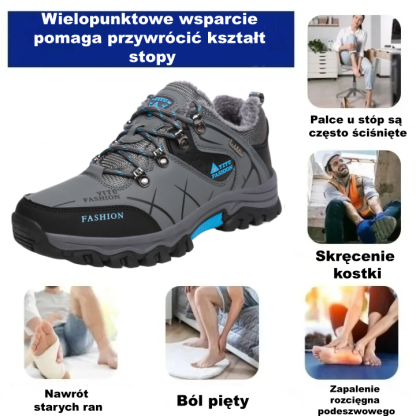 [⏰50% zniżki dzisiaj - nie przegap] Ergonomiczne buty trekkingowe - skóra premium + ciepło 👞