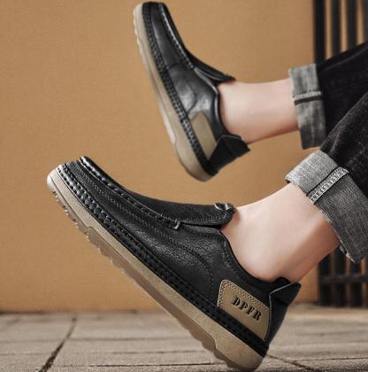 ⏰Oferta specjalna ograniczona czasowo z 60% zniżką🐂Wysokiej jakości skóra bydlęca👞Szyte ręcznie✅Wodoodporne i antypoślizgowe✅Wsparcie łuku stopy✅Wygodne chodzenie