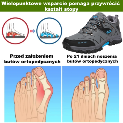 [⏰50% zniżki dzisiaj - nie przegap] Ergonomiczne buty trekkingowe - skóra premium + ciepło 👞