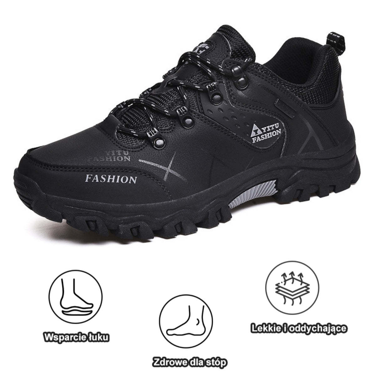 [⏰50% zniżki dzisiaj - nie przegap] Ergonomiczne buty trekkingowe - skóra premium + ciepło 👞