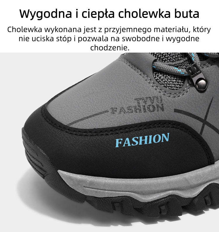 [⏰50% zniżki dzisiaj - nie przegap] Ergonomiczne buty trekkingowe - skóra premium + ciepło 👞