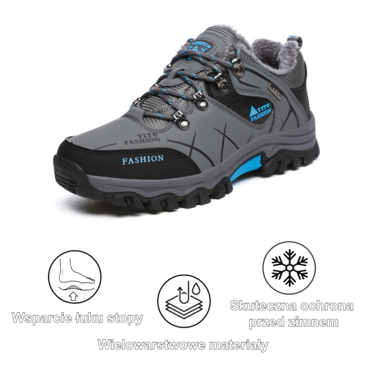 [50% zniki dzisiaj - nie przegap] Ergonomiczne buty trekkingowe - sk¨®ra premium + ciepo