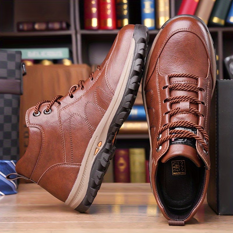 🎁Oferta specjalna z okazji rocznicy｜Męskie skórzane buty ortopedyczne 👞 Amortyzacja i ulga w ucisku • Stabilność i antypoślizgowość • Całodzienny komfort