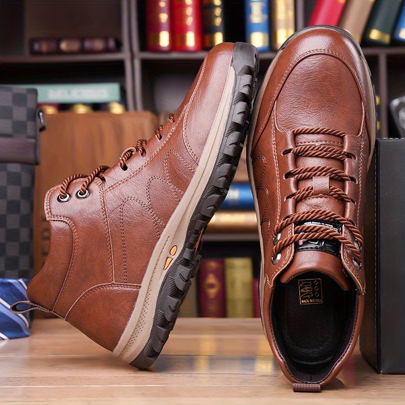 🎁Oferta specjalna z okazji rocznicy｜Męskie skórzane buty ortopedyczne 👞 Amortyzacja i ulga w ucisku • Stabilność i antypoślizgowość • Całodzienny komfort