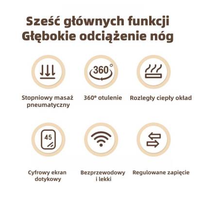 🦵 Masażer Łydek z Funkcją Podgrzewania  🔥50% TANIEJ | Inteligentny Masaż Ciśnieniowy | Ulga w Zmęczeniu i Lepsze Krążenie 🔥