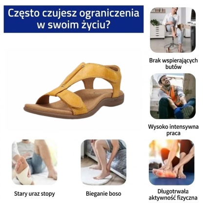 ⏰Ograniczona czasowo promocja z obniżką o połowę🔥Letnie sandały ortopedyczne ✅Wsparcie łuku stopy ✅Wygodne i bezbolesne chodzenie ✅Ergonomiczna konstrukcja