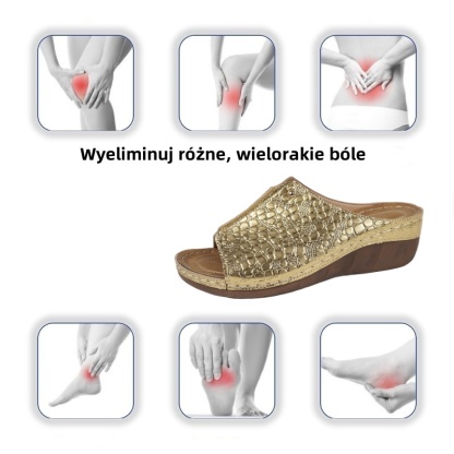 [🎁Dziś połowa ceny - nie przegap] Ergonomicznie zaprojektowane sandały ortopedyczne - bezbolesne chodzenie 👞 sprawiają, że chodzenie jest bardziej komfortowe