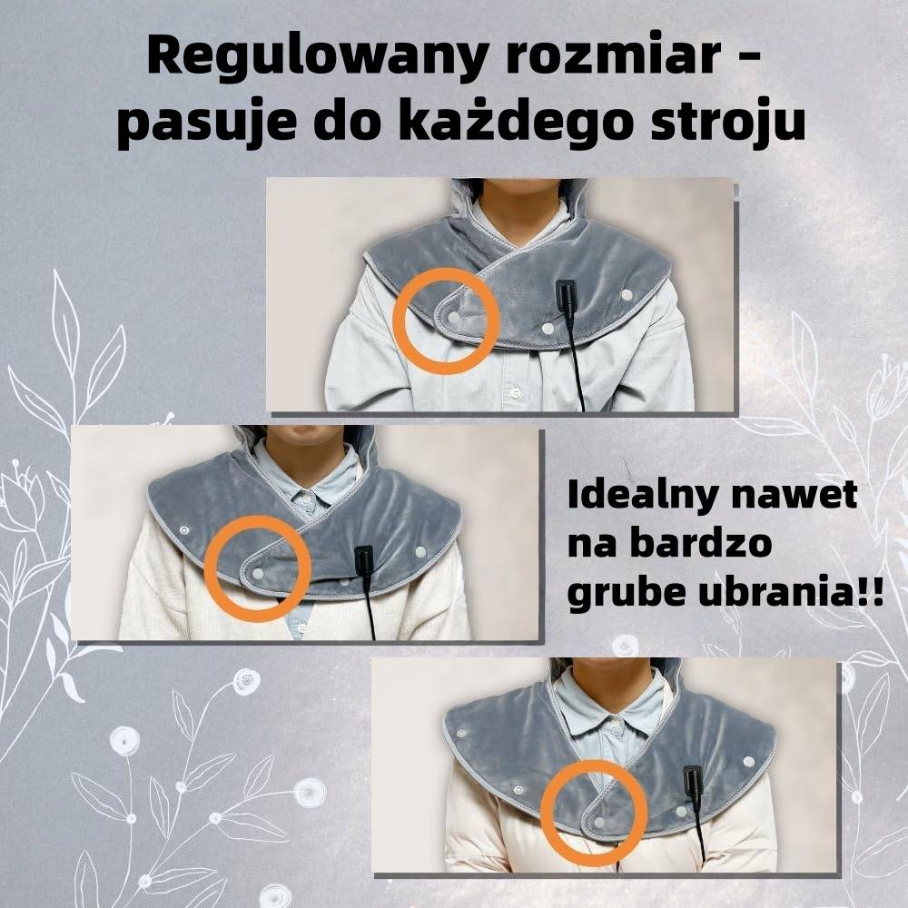 Elektryczny koc szalowy – Ciepło i Komfort na Co Dzień | 🔥 PÓŁ CENY – 50% TANIEJ! 🔥