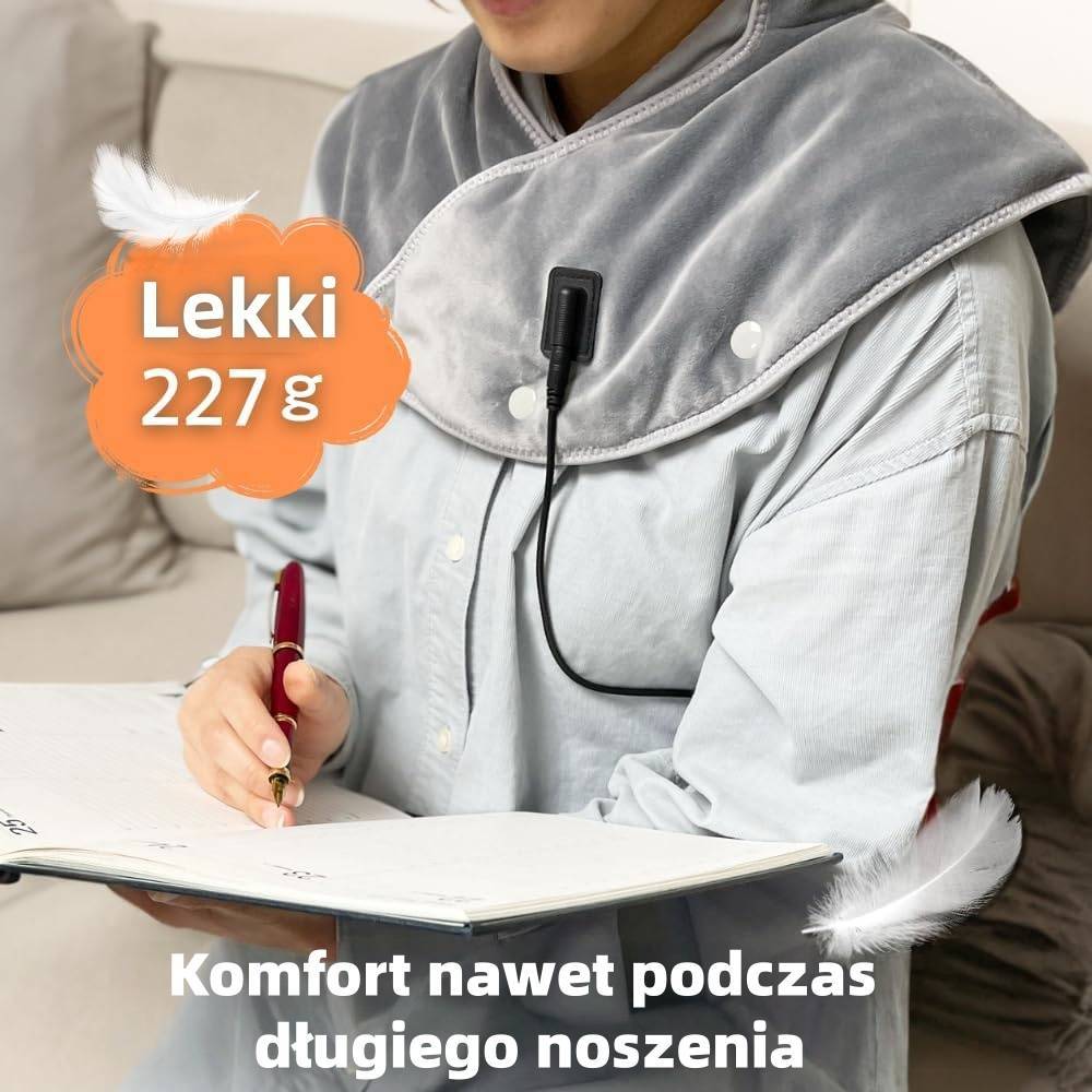 Elektryczny koc szalowy – Ciepło i Komfort na Co Dzień | 🔥 PÓŁ CENY – 50% TANIEJ! 🔥