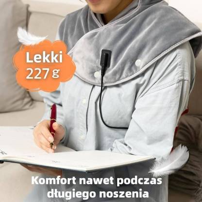 Elektryczny koc szalowy – Ciepło i Komfort na Co Dzień | 🔥 PÓŁ CENY – 50% TANIEJ! 🔥