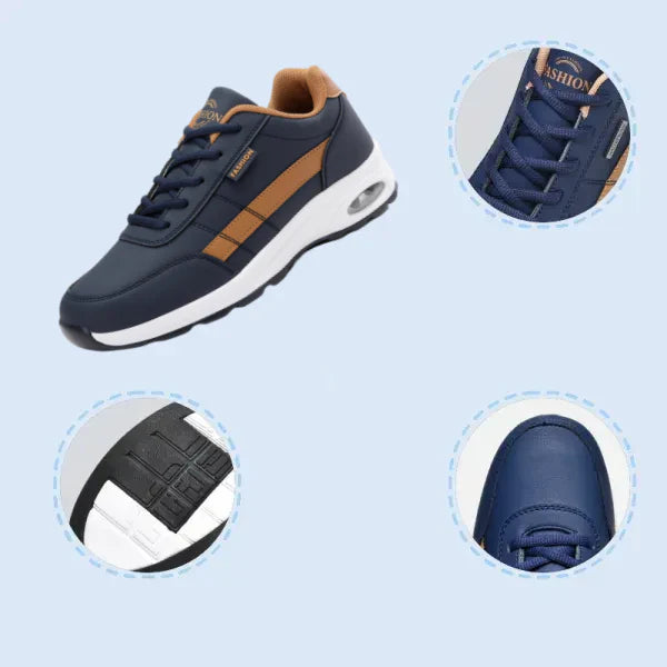 ⏰50% zniżki na nowe produkty, tylko dzisiaj Męskie buty codzienne 👞Ulepszona wersja z podeszwą powietrzną, wygodna i oddychająca, z podparciem łuku stopy ✅Specjalna cena