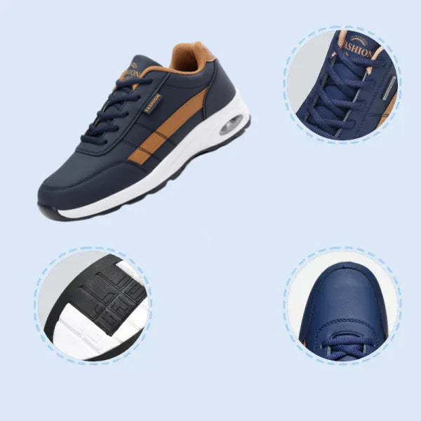 ⏰50% zniżki na nowe produkty, tylko dzisiaj Męskie buty codzienne 👞Ulepszona wersja z podeszwą powietrzną, wygodna i oddychająca, z podparciem łuku stopy ✅Specjalna cena