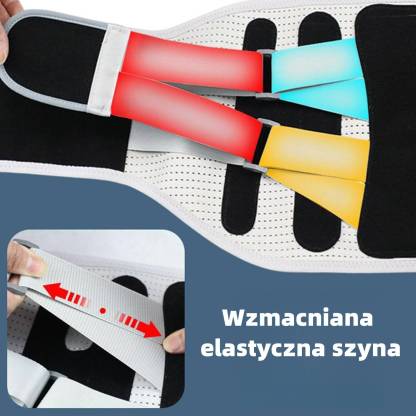 🔥50% taniej – Nie przegap tej okazji   Wsparcie talii – ergonomiczne podparcie lędźwi 🩺 Stabilizacja kręgosłupa | Regulowane dopasowanie | Komfort na co dzień ✨