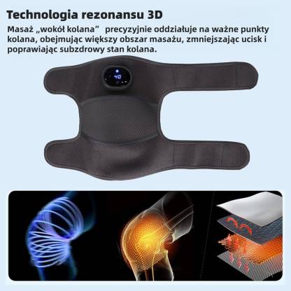 🦵 Masażer kolan z funkcją podgrzewania 🔥 50% zniżki | Inteligentna kontrola temperatury | Nadaje się do wielu punktów akupunkturowych ✨