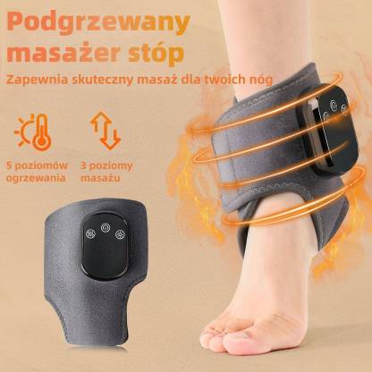 Masażer stóp 👣🔥 | Masaż + Ciepły Kompres 🌡️ | 3 Tryby Wibracji ⚡ | 🔥 PÓŁ CENY – 50% TANIEJ! 💥