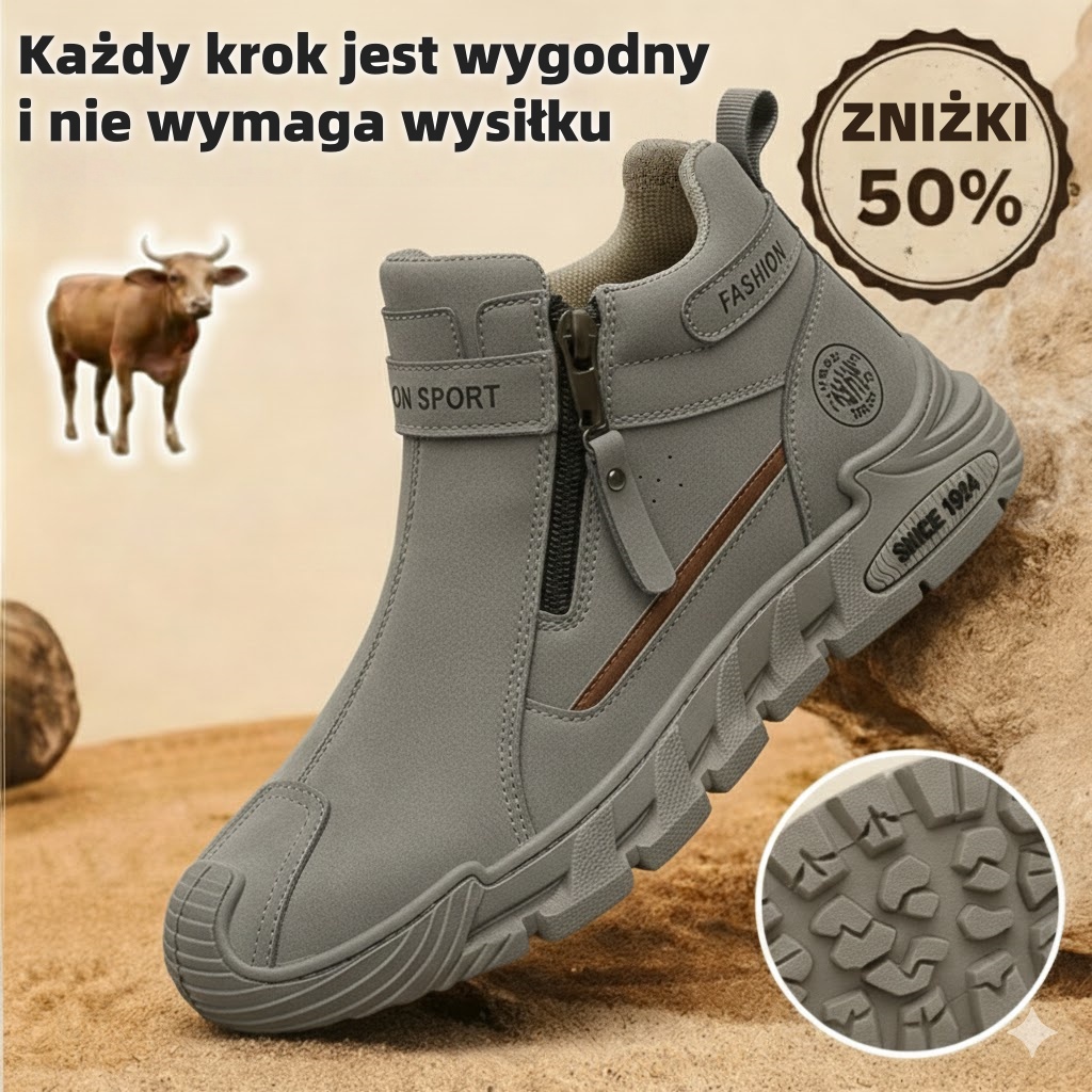 🔥 Ostatnia szansa – 50% zniżki! ⏰ Polskie buty ergonomiczne, wygodne do noszenia na co dzień ✅ Wyjątkowy komfort i stabilne podparcie stóp 🦶 Zmniejsza ucisk i zmęczenie nóg