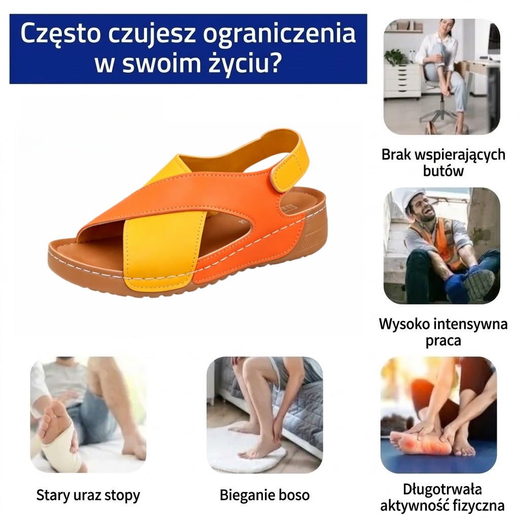 🎉50% zniżki dzisiaj - Nie przegap! ⏰✅Wsparcie łuku stopy✅Wygodne i bezbolesne chodzenie✅Ergonomiczna konstrukcja
