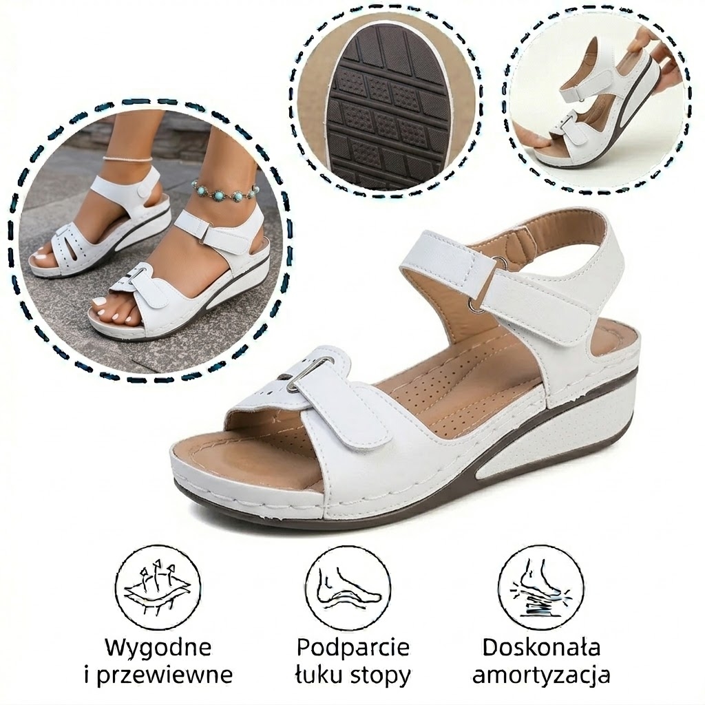 🔥Ograniczona czasowo zniżka 50% - Letnie sandały ortopedyczne - Ergon