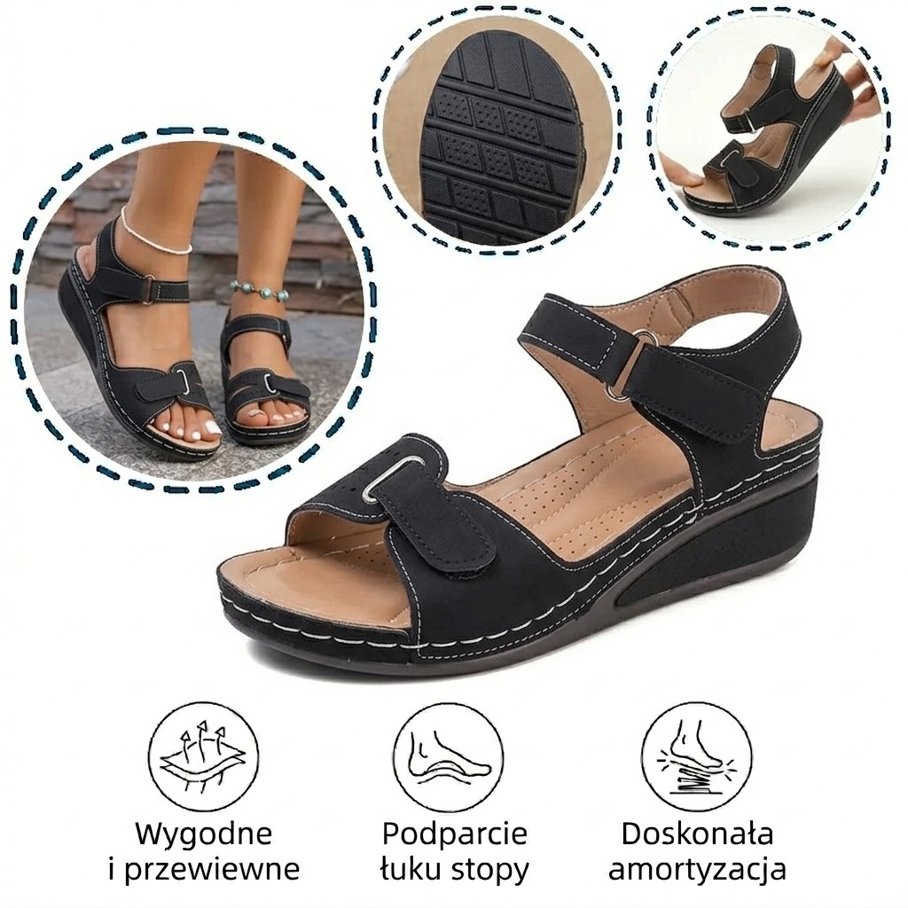 🔥Ograniczona czasowo zniżka 50% - Letnie sandały ortopedyczne - Ergon