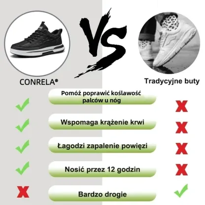 【🎁Oferta ograniczona czasowo】Buty ortopedyczne męskie👞 Wykonane ze skóry cielęcej🐂 Wodoodporne i antypoślizgowe✅ Wsparcie łuku stopy - wygodne chodzenie✅