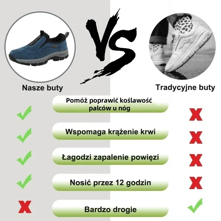 [🎁 Wiosenna promocja w połowie ceny – nie przegap tego] Ergonomicznie zaprojektowane buty ortopedyczne – wsparcie łuku stopy 👞 Łatwe łagodzenie bólu stóp