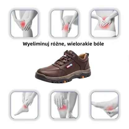 【🔥Dziś połowa ceny - nie przegap】 Ergonomicznie zaprojektowane buty ortopedyczne - konstrukcja z podparciem łuku stopy 👞Łatwo pozbądź się bólu stóp