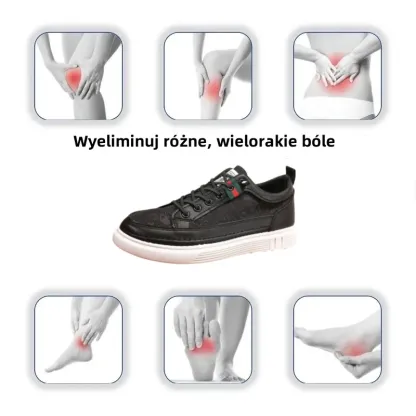 【🔥Dziś połowa ceny - nie przegap】 Ergonomicznie zaprojektowane buty ortopedyczne - konstrukcja z podparciem łuku stopy 👞Łatwo pozbądź się bólu stóp