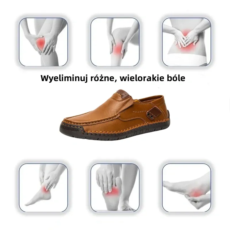 [⏰Ograniczona czasowo zniżka 60% – nie przegap!] 🔥 Męskie buty do chodzenia wykonane z oryginalnej australijskiej skóry cielęcej 👞✅Ręcznie szyte dla wygody chodzenia