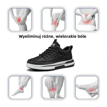 【🎁Oferta ograniczona czasowo】Buty ortopedyczne męskie👞 Wykonane ze skóry cielęcej🐂 Wodoodporne i antypoślizgowe✅ Wsparcie łuku stopy - wygodne chodzenie✅